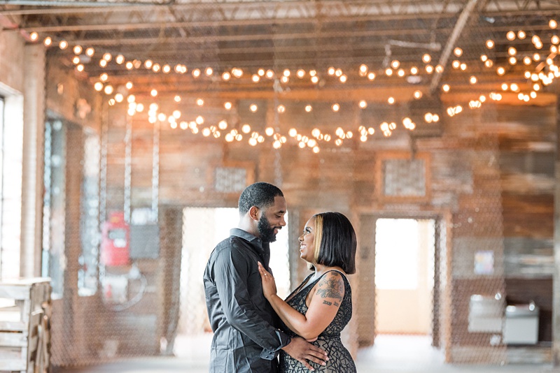 Elegant Engagement Session at the Glass Factory