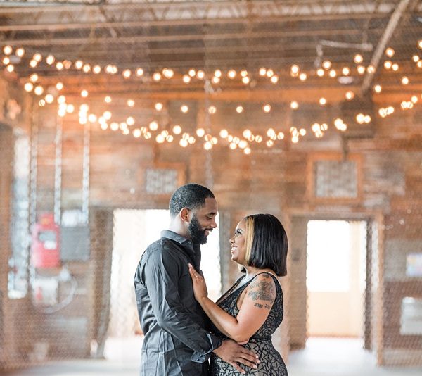 Elegant Engagement Session at the Glass Factory