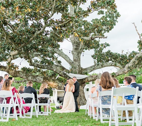 David & Andrea | Intimate Backyard Wedding on the Jacksonville River